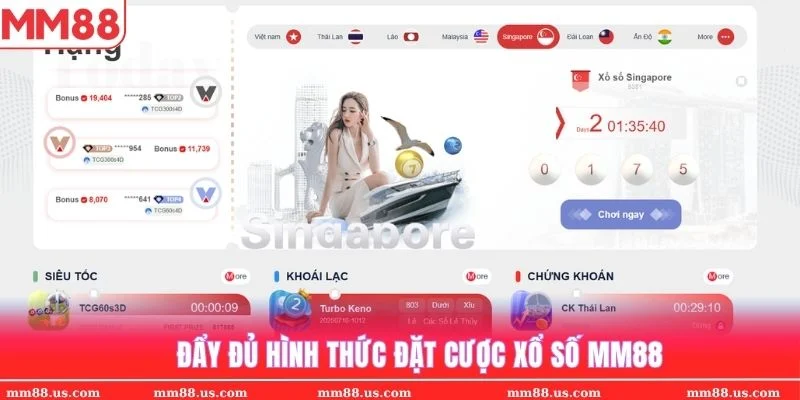 Nhiều kiểu chơi Xổ số MM88 linh hoạt, dễ trúng cho anh em lựa chọn